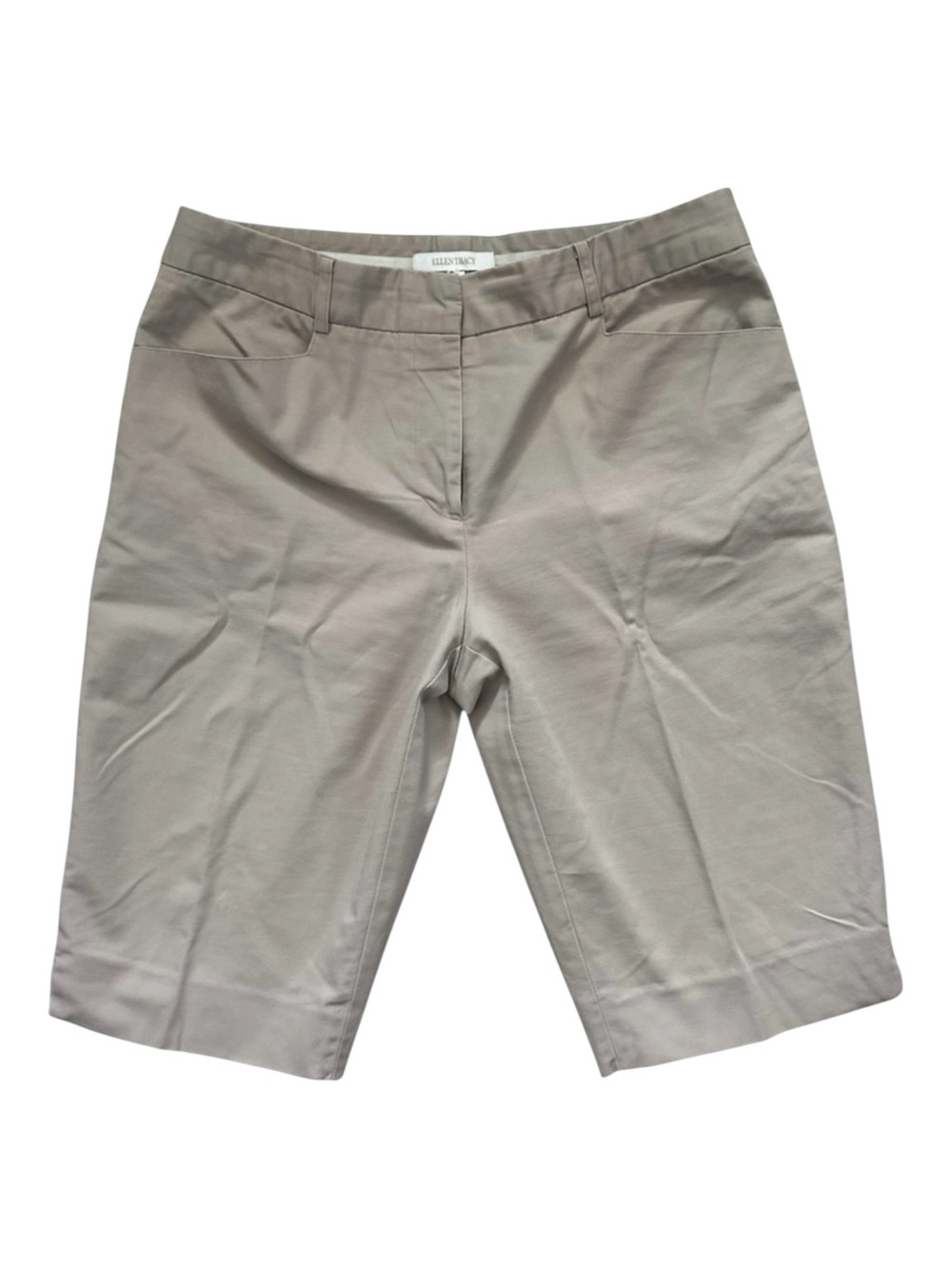 Ellen Tracy Bermuda Shorts Tan Size 12